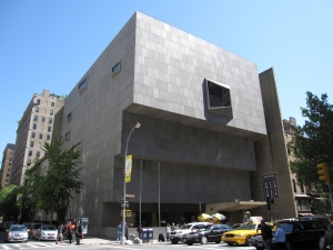 The Marcel Breuer building previously housed the Whitney.