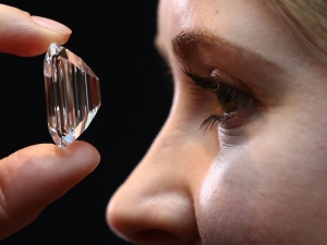 The 100-carat diamond.
