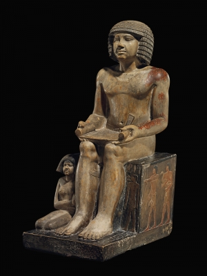 The Egyptian statue of Sekhemka.